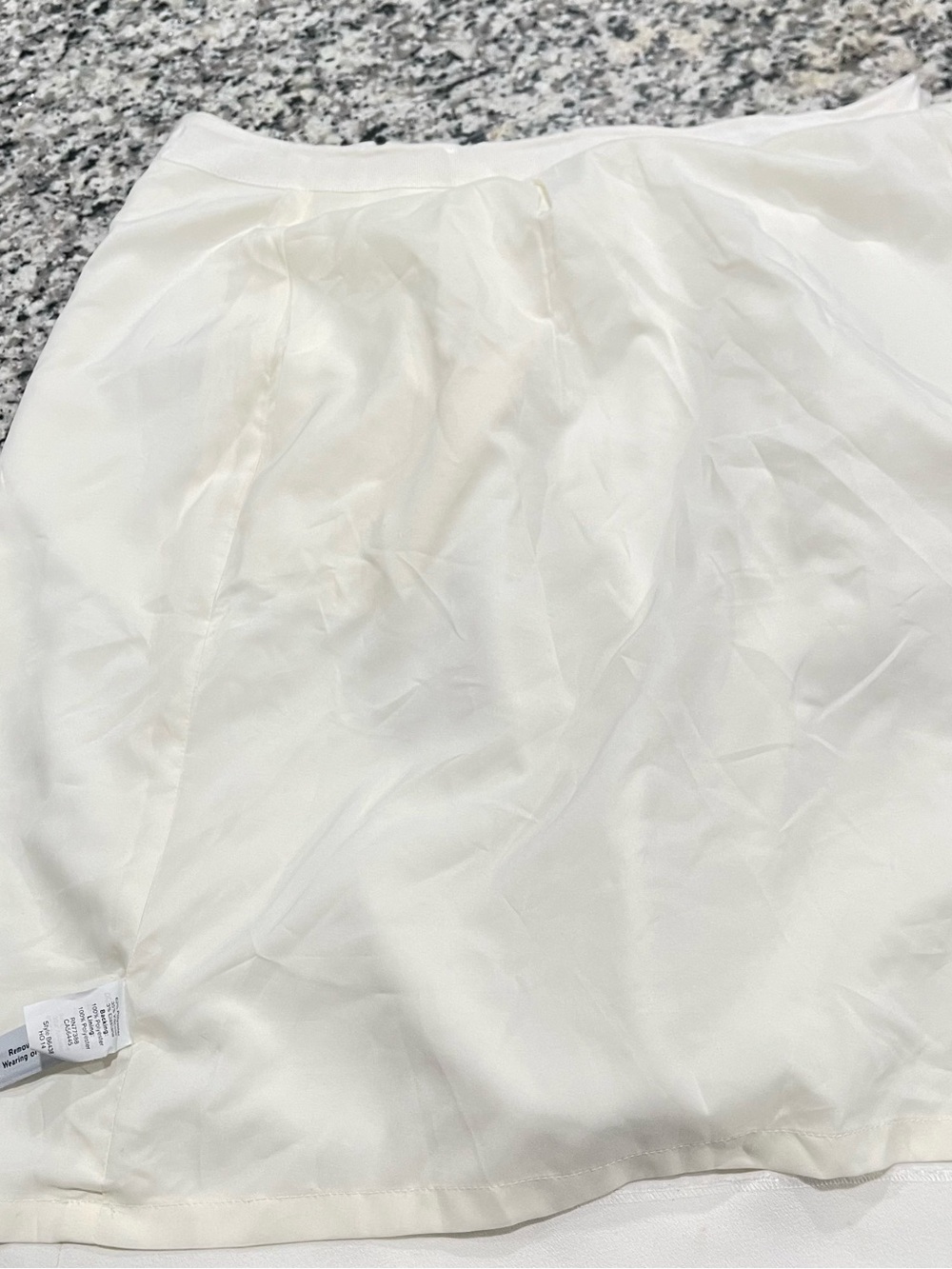 MADEWELL Off White Women's Pleated A-Line Skirt - Size 10 - Picture 14 of 16